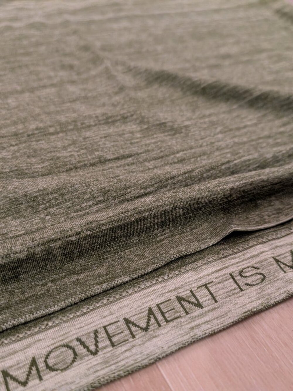 Lululemon Metal Vent Tech T-Shirt Heather Green Workout Running Athletic Sz M - Picture 3 of 6